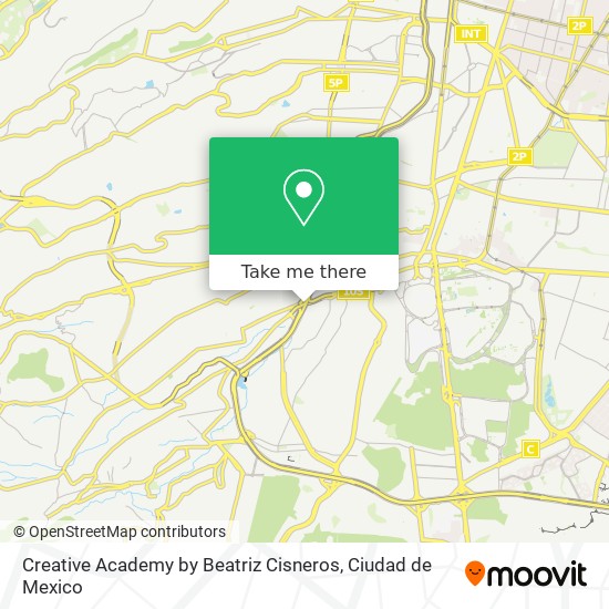 Creative Academy by Beatriz Cisneros map