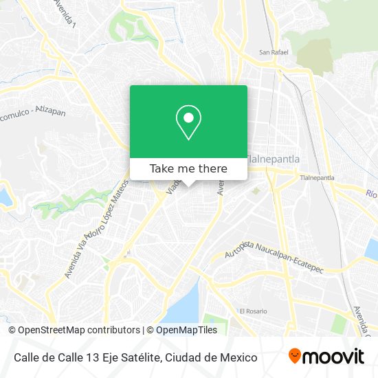 Calle de Calle 13 Eje Satélite map