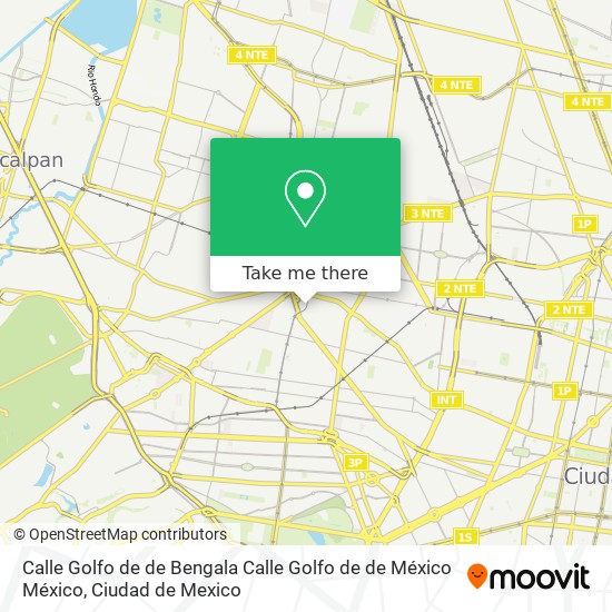 Mapa de Calle Golfo de de Bengala Calle Golfo de de México México