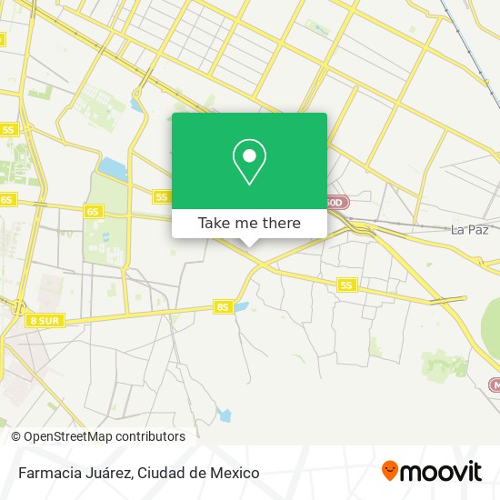 Farmacia Juárez map