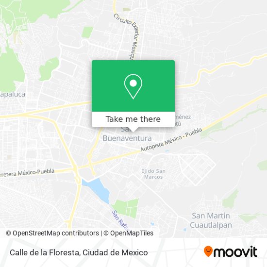Mapa de Calle de la Floresta