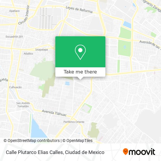 Calle Plutarco Elias Calles map