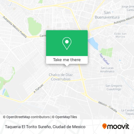 Mapa de Taqueria El Torito Sureño