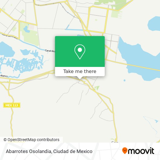 Mapa de Abarrotes Osolandia