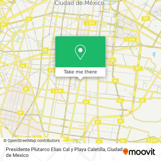 Presidente Plutarco Elías Cal y Playa Caletilla map