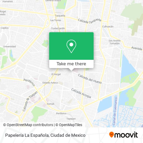 Mapa de Papelería La Española