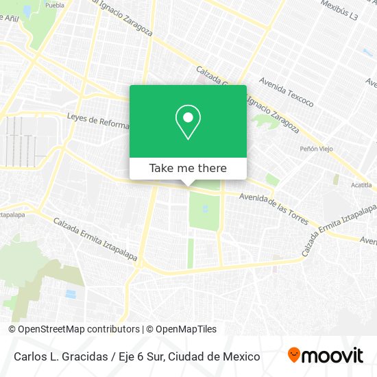 Mapa de Carlos L. Gracidas / Eje 6 Sur