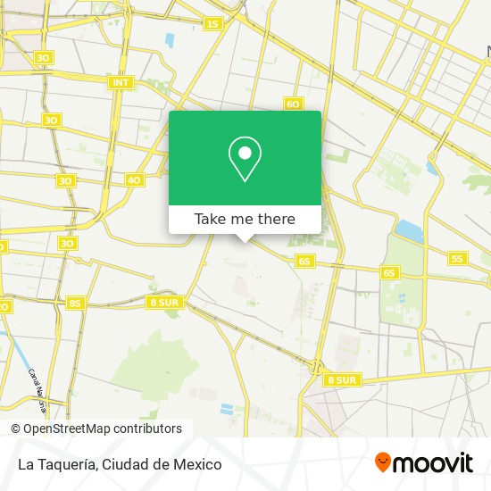 La Taquería map