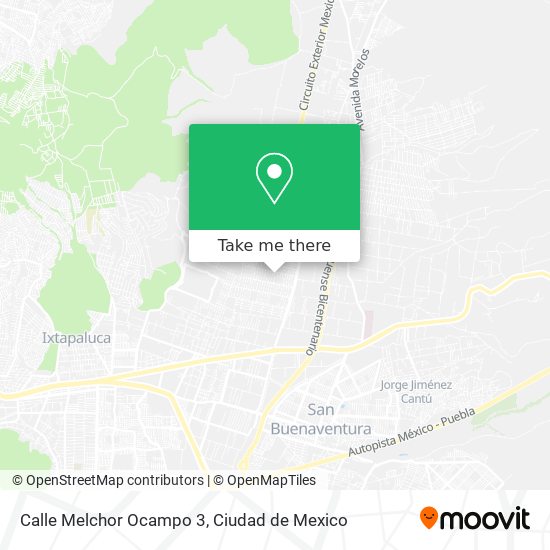 How to get to Calle Melchor Ocampo 3 in Chimalhuacán by Bus or Metro?