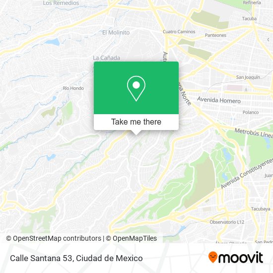 Calle Santana 53 map