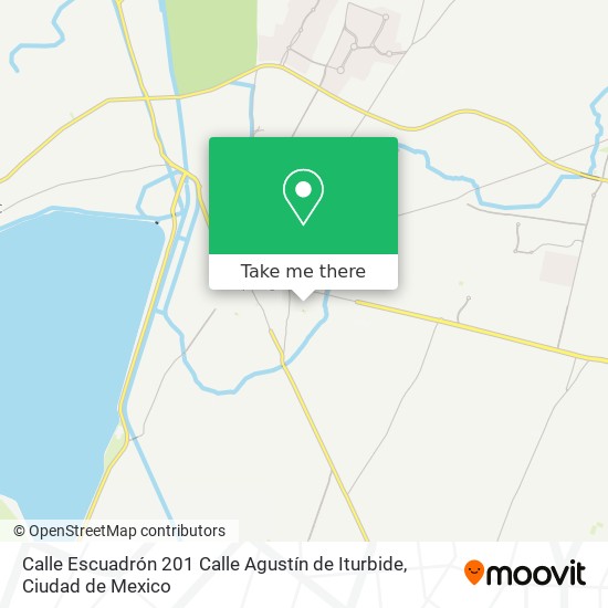 Mapa de Calle Escuadrón 201 Calle Agustín de Iturbide