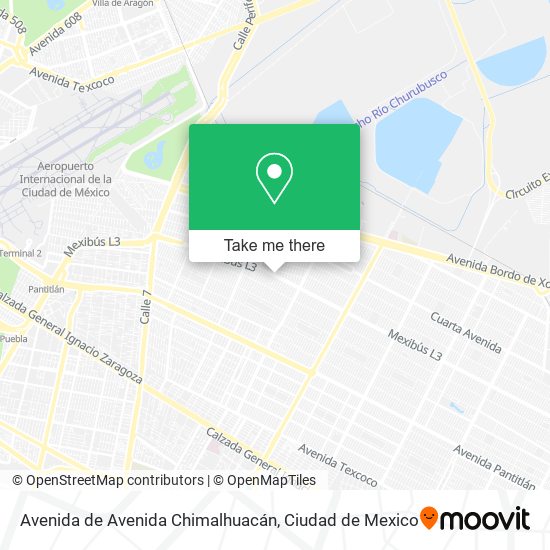 Mapa de Avenida de Avenida Chimalhuacán