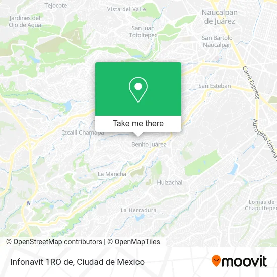 Infonavit 1RO de map