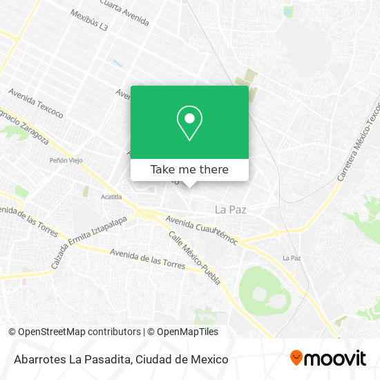 Abarrotes La Pasadita map