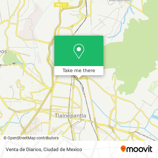 Venta de Diarios map
