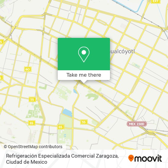 Refrigeración Especializada Comercial Zaragoza map