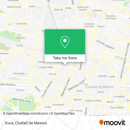 Mapa de Xuva