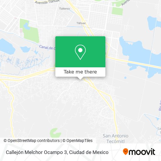 Callejón Melchor Ocampo 3 map