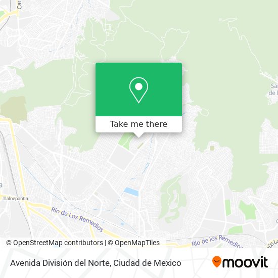 Avenida División del Norte map