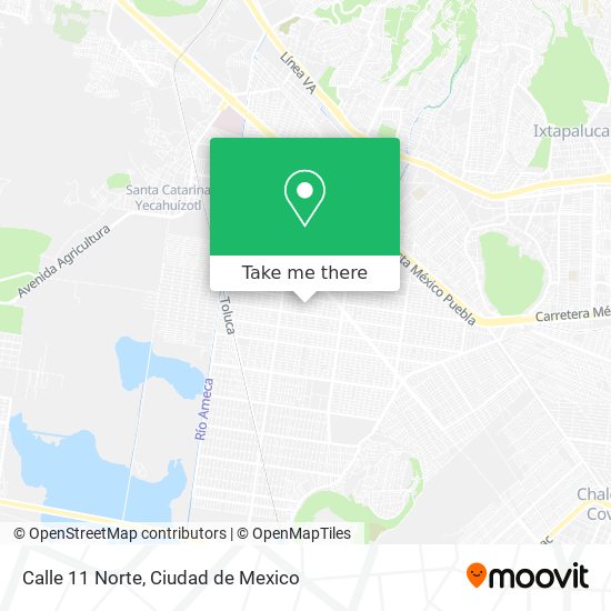 Mapa de Calle 11 Norte