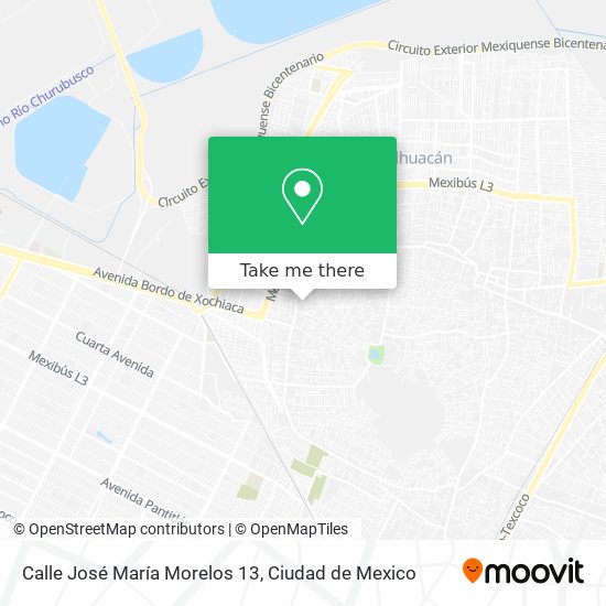 Calle José María Morelos 13 map