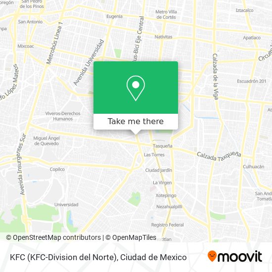 KFC (KFC-Division del Norte) map