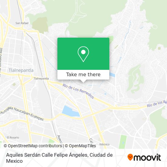 Aquiles Serdán Calle Felipe Ángeles map