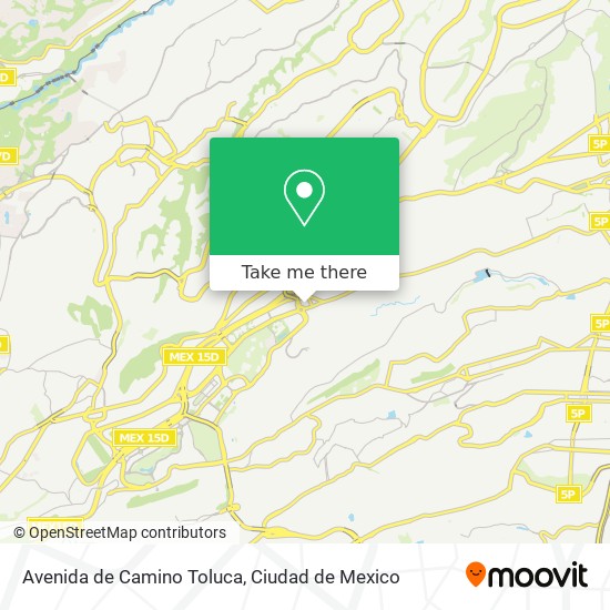Avenida de Camino Toluca map