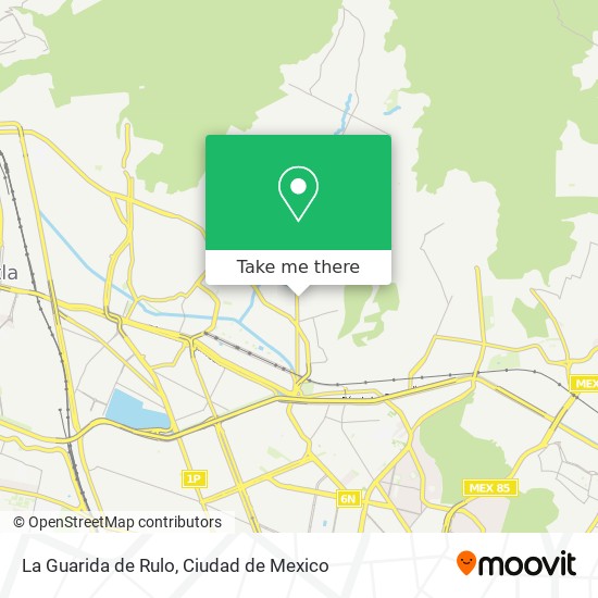 La Guarida de Rulo map