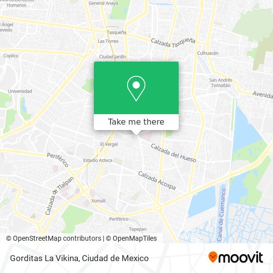 Gorditas La Vikina map