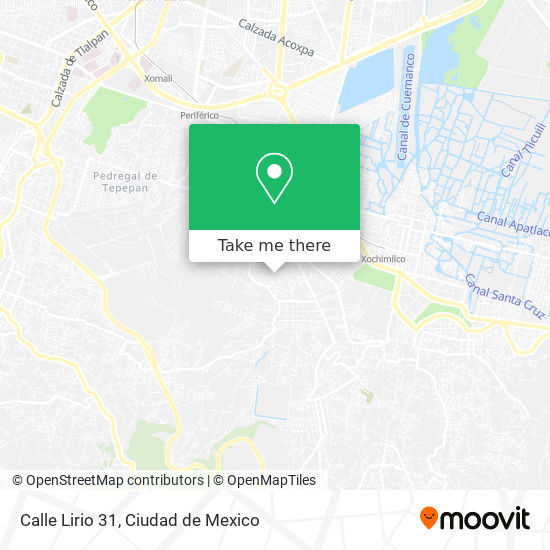 Calle Lirio 31 map