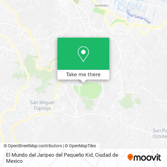 Mapa de El Mundo del Jaripeo del Pequeño Kid