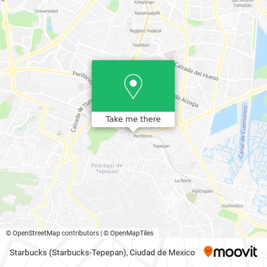 Starbucks (Starbucks-Tepepan) map