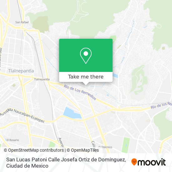 San Lucas Patoni Calle Josefa Ortiz de Domínguez map