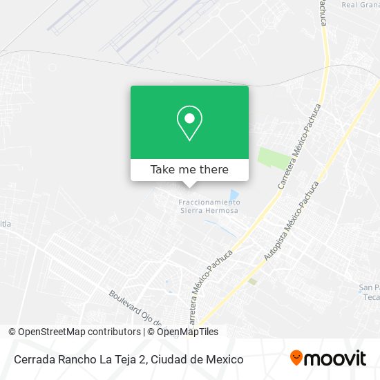 Cerrada Rancho La Teja 2 map