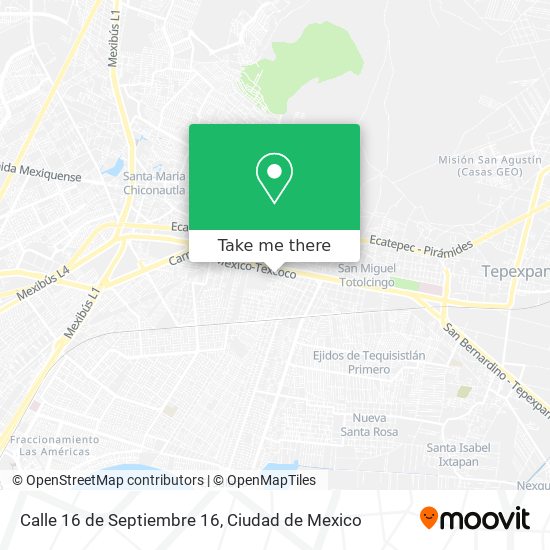 Calle 16 de Septiembre 16 map