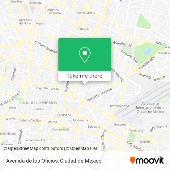 Avenida de los Oficios map