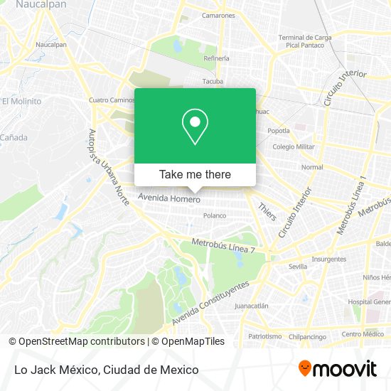 Lo Jack México map