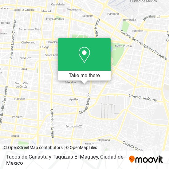 Tacos de Canasta y Taquizas El Maguey map