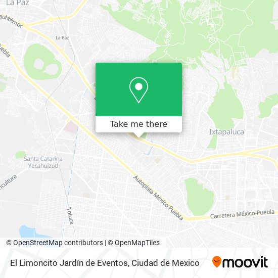 Mapa de El Limoncito Jardín de Eventos