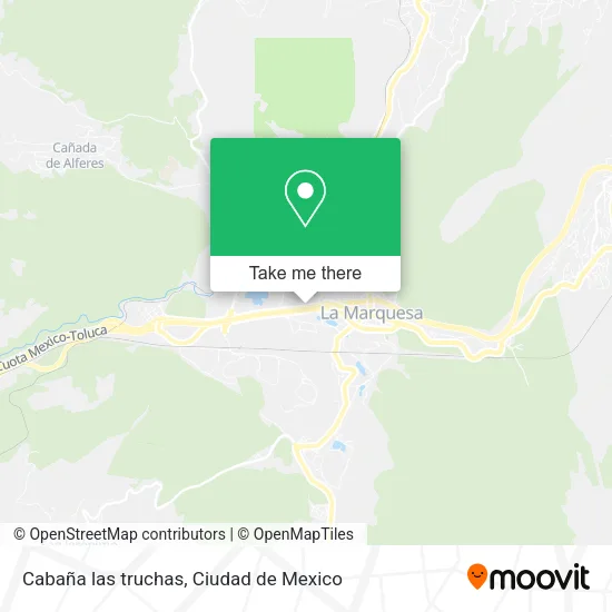 Cabaña las truchas map