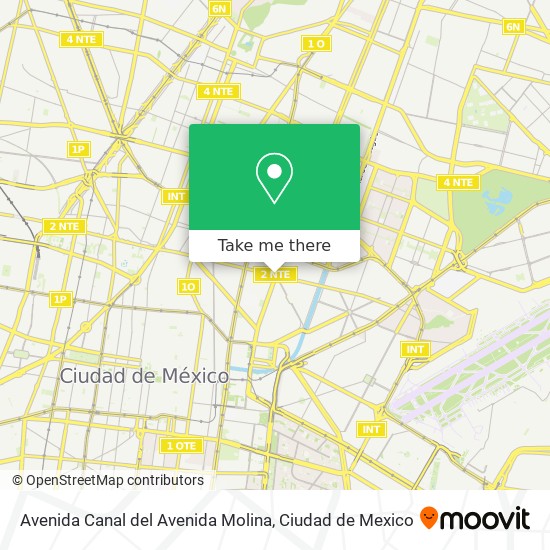 Mapa de Avenida Canal del Avenida Molina