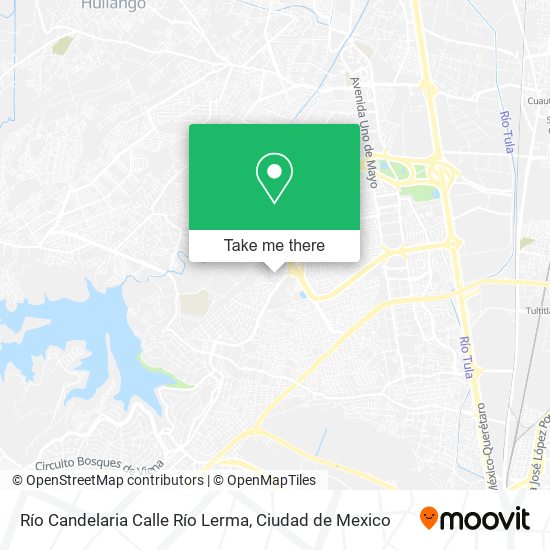 Mapa de Río Candelaria Calle Río Lerma