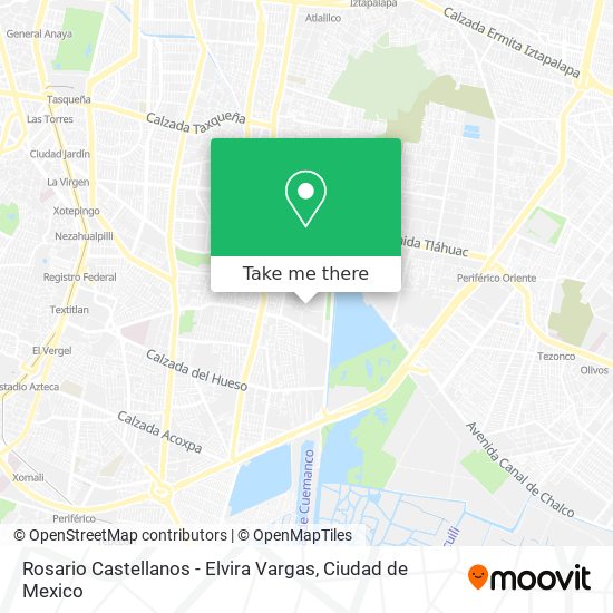 Mapa de Rosario Castellanos - Elvira Vargas