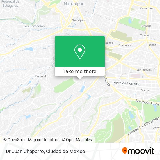 Dr Juan Chaparro map