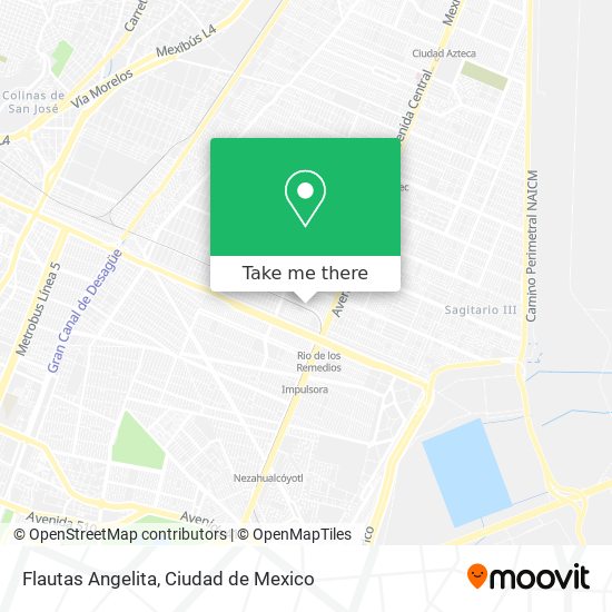 Flautas Angelita map