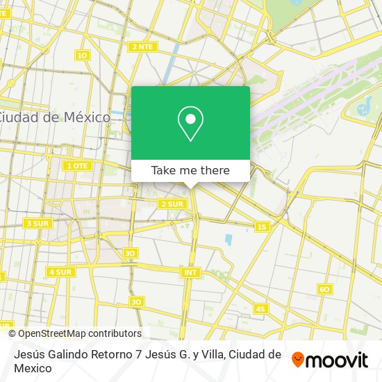 Jesús Galindo Retorno 7 Jesús G. y Villa map