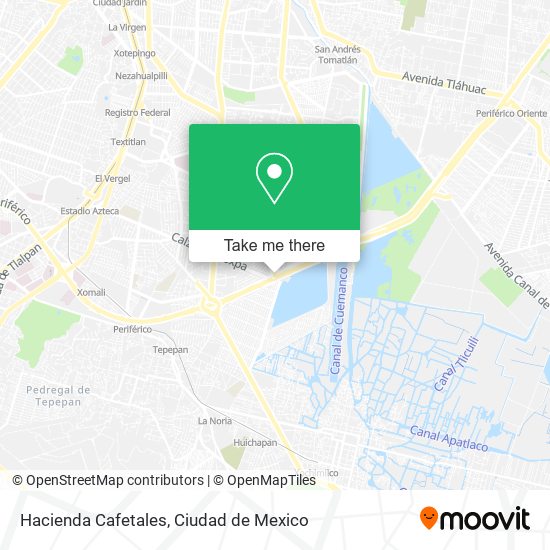 Mapa de Hacienda Cafetales
