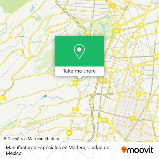 Manufacturas Especiales en Madera map