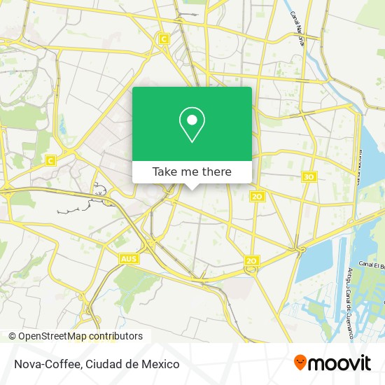 Nova-Coffee map